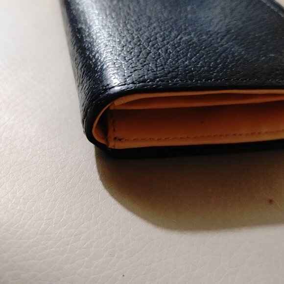 Wristlet Wallet Kate Spade New York Zip Around Black Leather Organizer Pockets - Picture 8 of 9